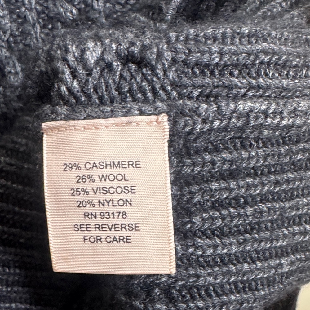 Philosophy charcoal  grey Cable Knit Sweater - Picture 3 of 5